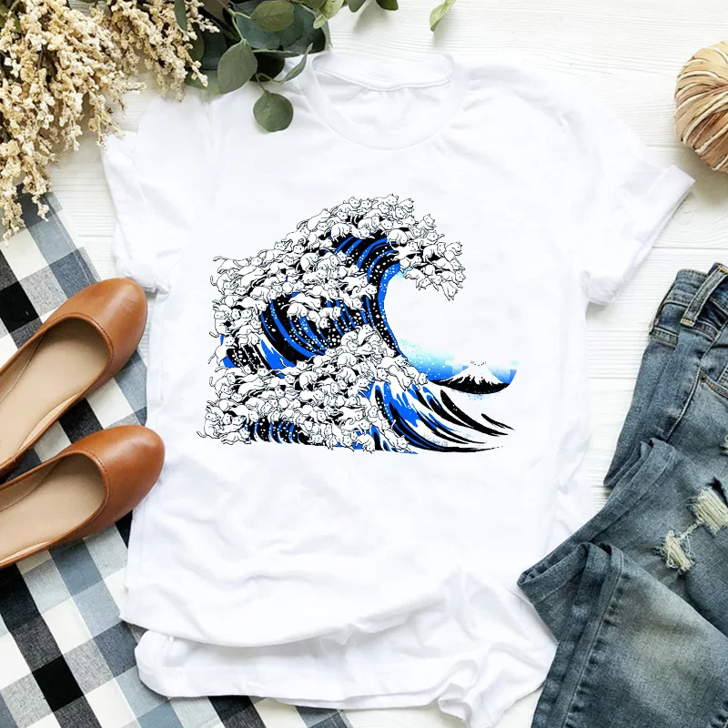 Женская Винтажная футболка в стиле 90 х с принтом|Футболки| |