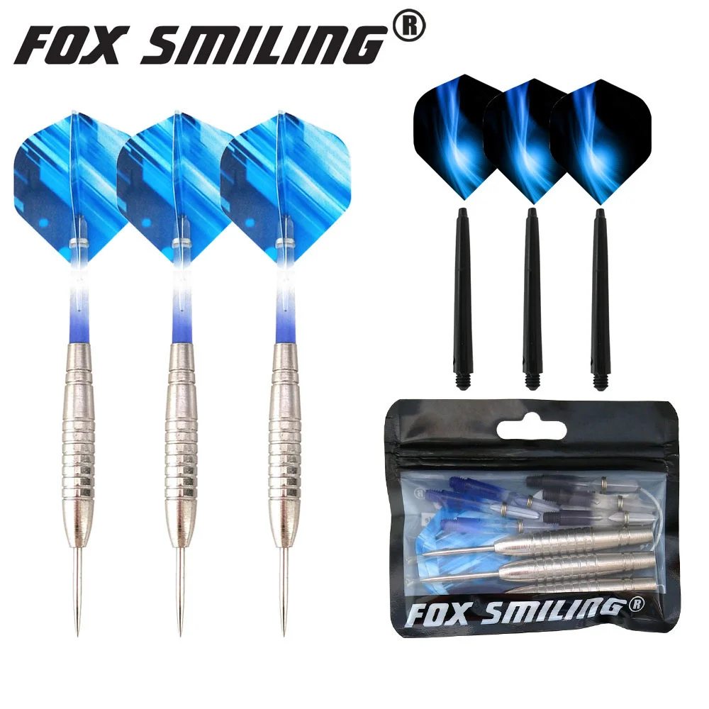 

Fox Smiling 3pcs 23g Steel Tip Darts With Nylon Darts Shafts