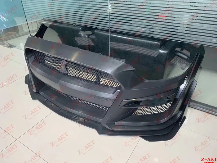 Z-ART GT500 передний бампер для Ford Mustang модифицированный Комплект кузова Ford Mustang Комплект кузова GT500 Комплект кузова для Mustang