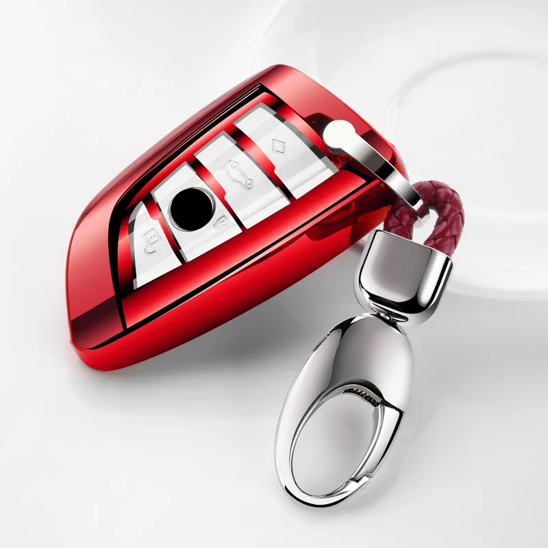 

2019 New TPU Soft Car Key Case Full Cover For BMW X1 X3 X5 X6 Series 1 2 5 7 F15 F16 E53 E70 E39 F10 F30 G30 Protect Accessories