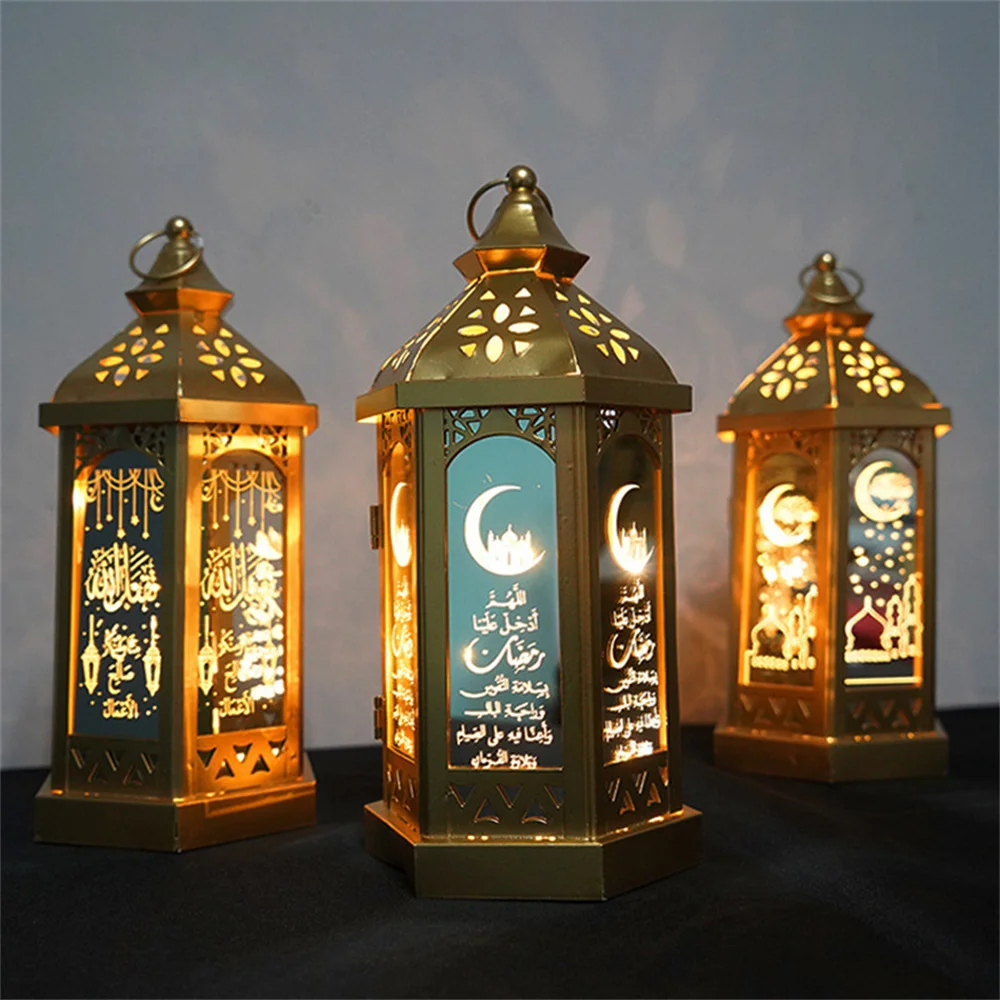

Ramadan Lanterns Lamp Led Eid Mubarak Decor Lights For Home Muslim Islam Festival Party Supplies Ramadan Kareem Decoration