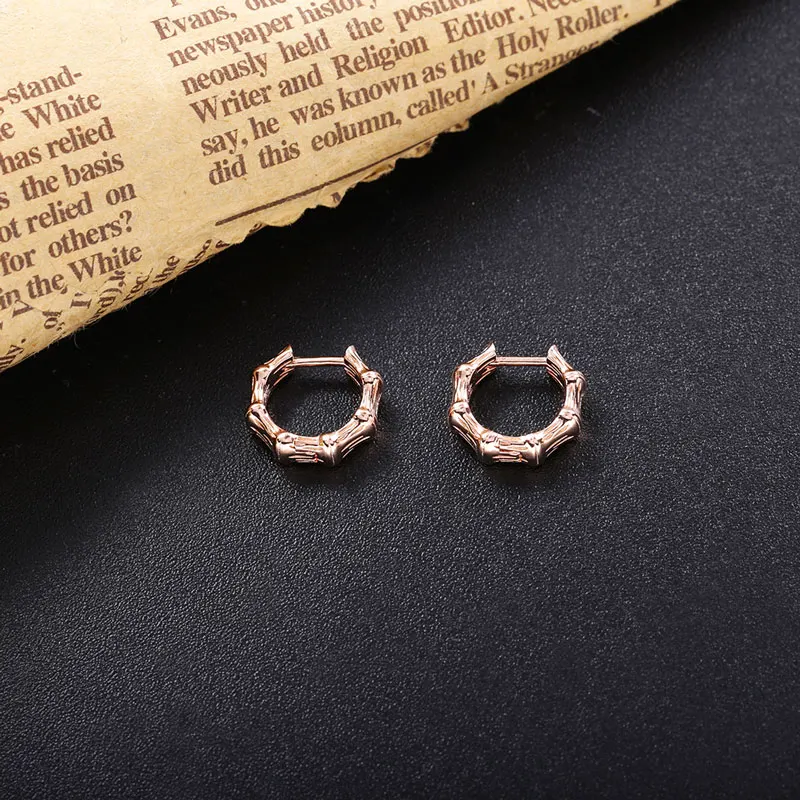 Moonmory 925 стерлингового серебра кости в виде многоугольника пирсинг кольцо серьги