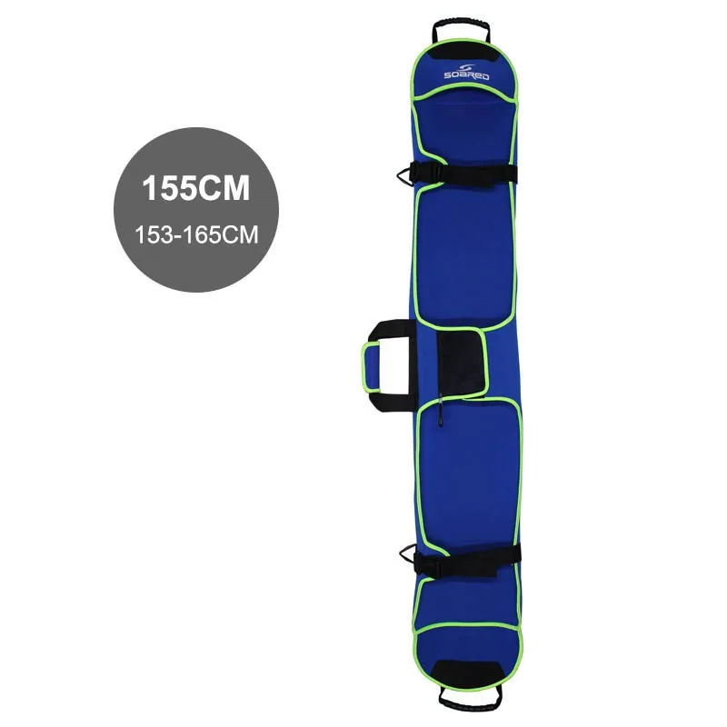Шоколад Лыжная сумка Толстая Водостойкая Защитная крышка переноска сумки с одним/двойным плечевым ремнем для сноубординга - Цвет: Шоколад