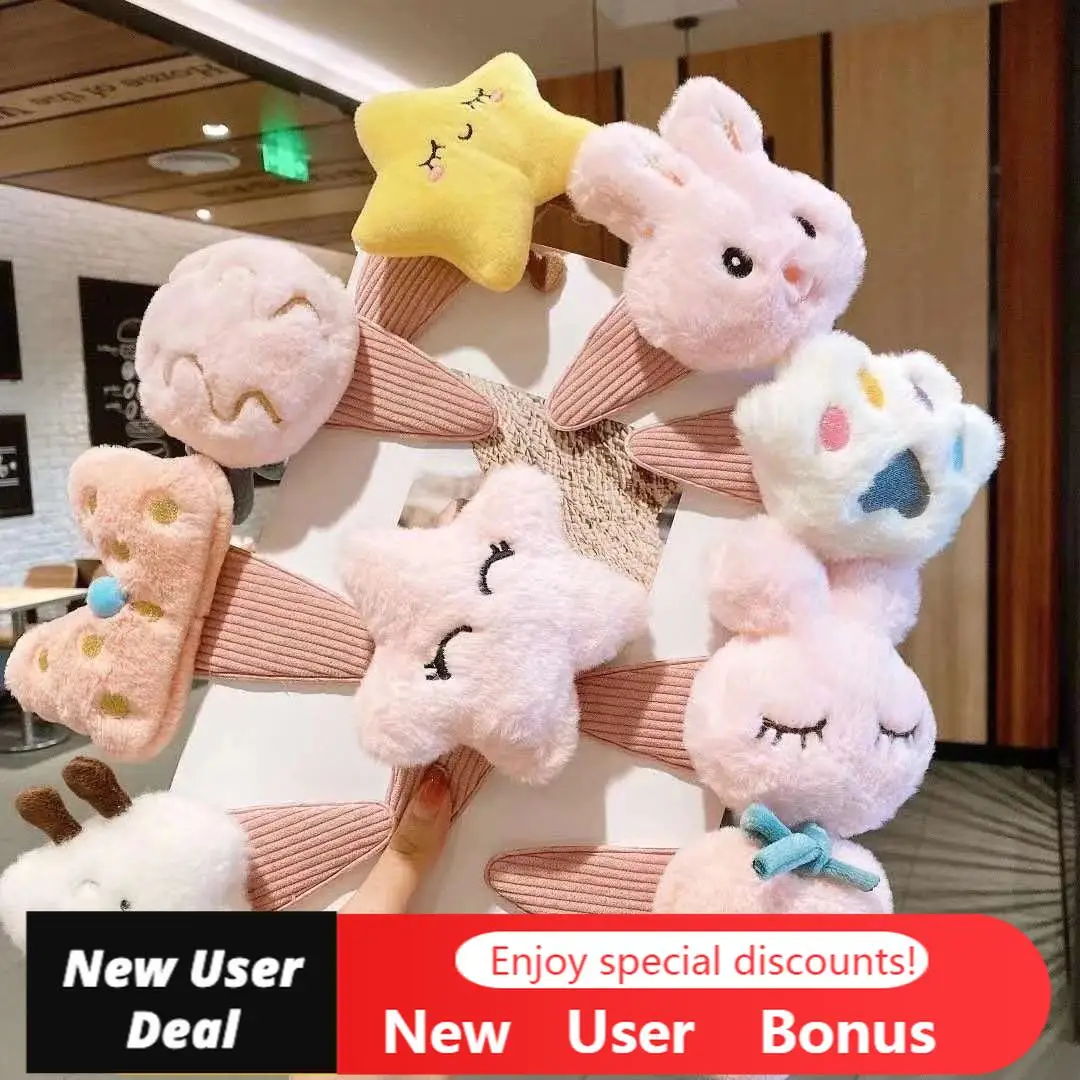 

Cartoon bb clip Makeup Hair Styling Barrettes for Women Wash Face Hair Holder Oversized Hair accessories Hairpins New Headwear