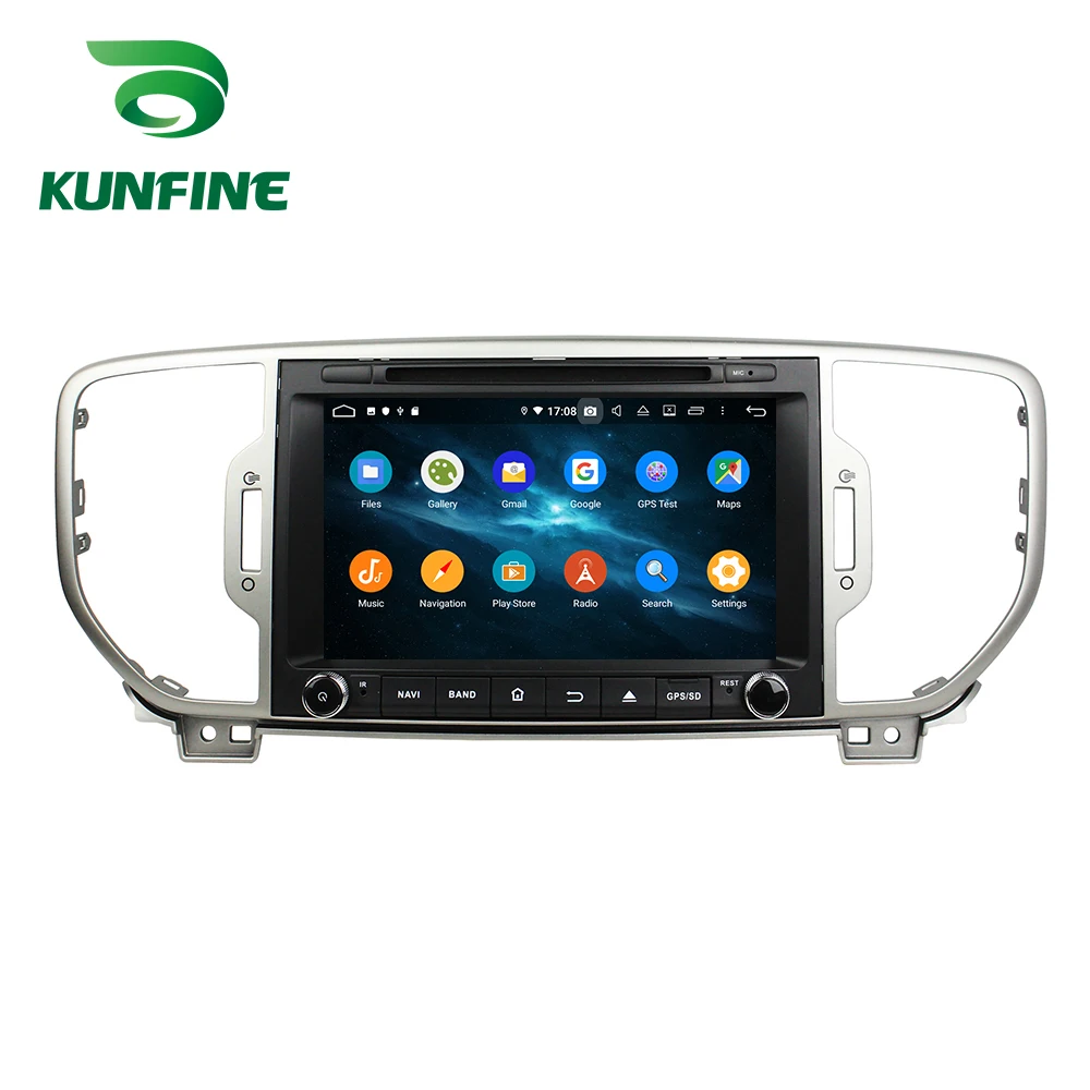 Автомагнитола для автомобиля Android 9 0 Восьмиядерный процессор 4 Гб ОЗУ 64 ПЗУ DVD GPS