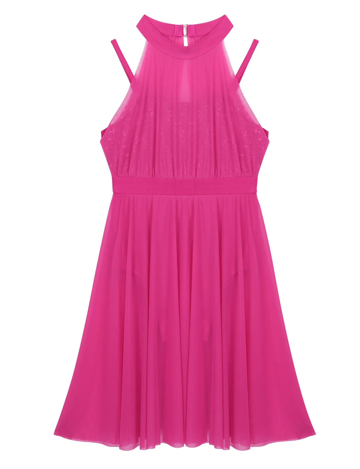 Iiniim/Детская танцевальная одежда для девочек; Vestido de festa; вечерние фатиновые трико с блестками; лирические балетные балетный зал; танцевальное платье-пачка