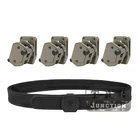 Внутренний и внешний ремень для стрельбы IPSC USPSA IDPA 1,5 дюйма для соревнований с высокой скоростью, 4 раза, многоугольный скоростной пистолет, сумка для магазина, Магнитная кобура