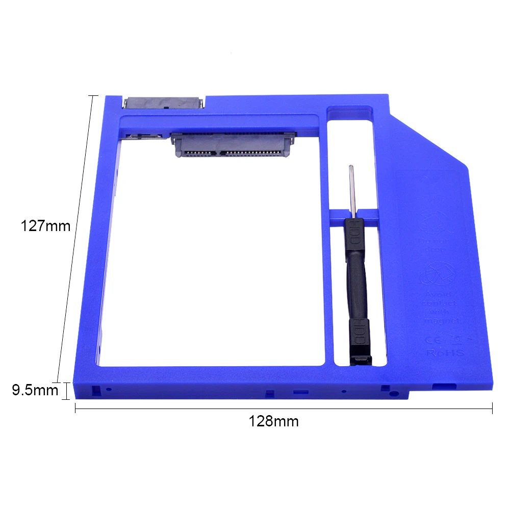 Универсальный Переходник CHIPAL для установки второго жесткого диска 9 мм 5 2 &quotSATA 3 0