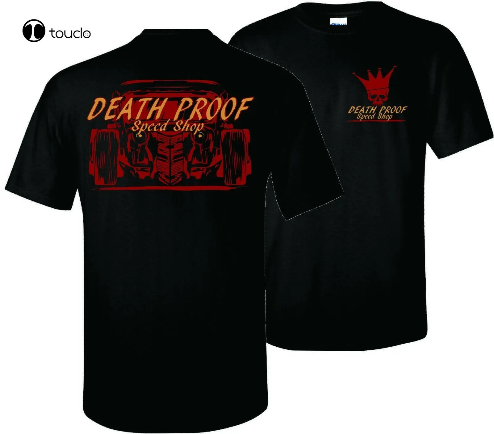 

New Death Proof Industries Tshirt Hot Rod Garage Speed Shop Rat Rods T-Shirt Cotton Tee Shirt Unisex