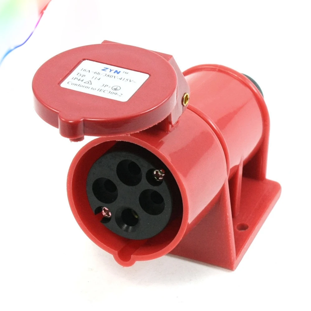 AC 380V-415V/16A IP44 3 P + E IEC309-2 3 фазы промышленный гнездовой разъем мама