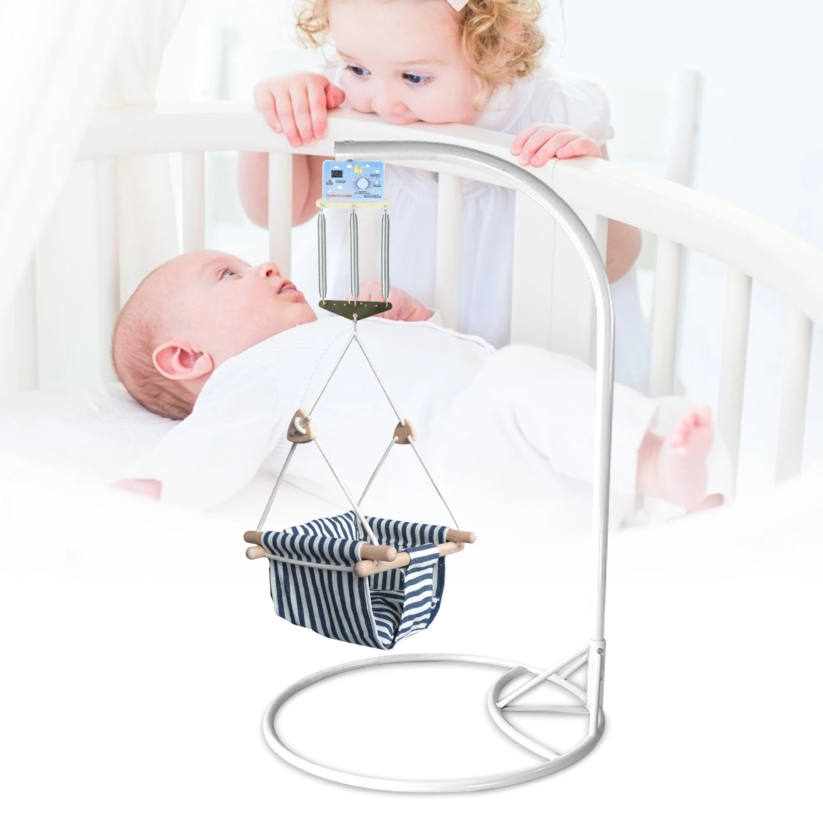 

Electric Baby Swing Controller 12W Hanging Electric Cradle Control Adjustable Timer Swing Spring for Baby Cradle Baby Hammock