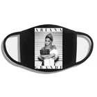 Ariana Grande 'Mug shot (белый) s-новый и официальный стиль! Высококачественная маска из 100% хлопка