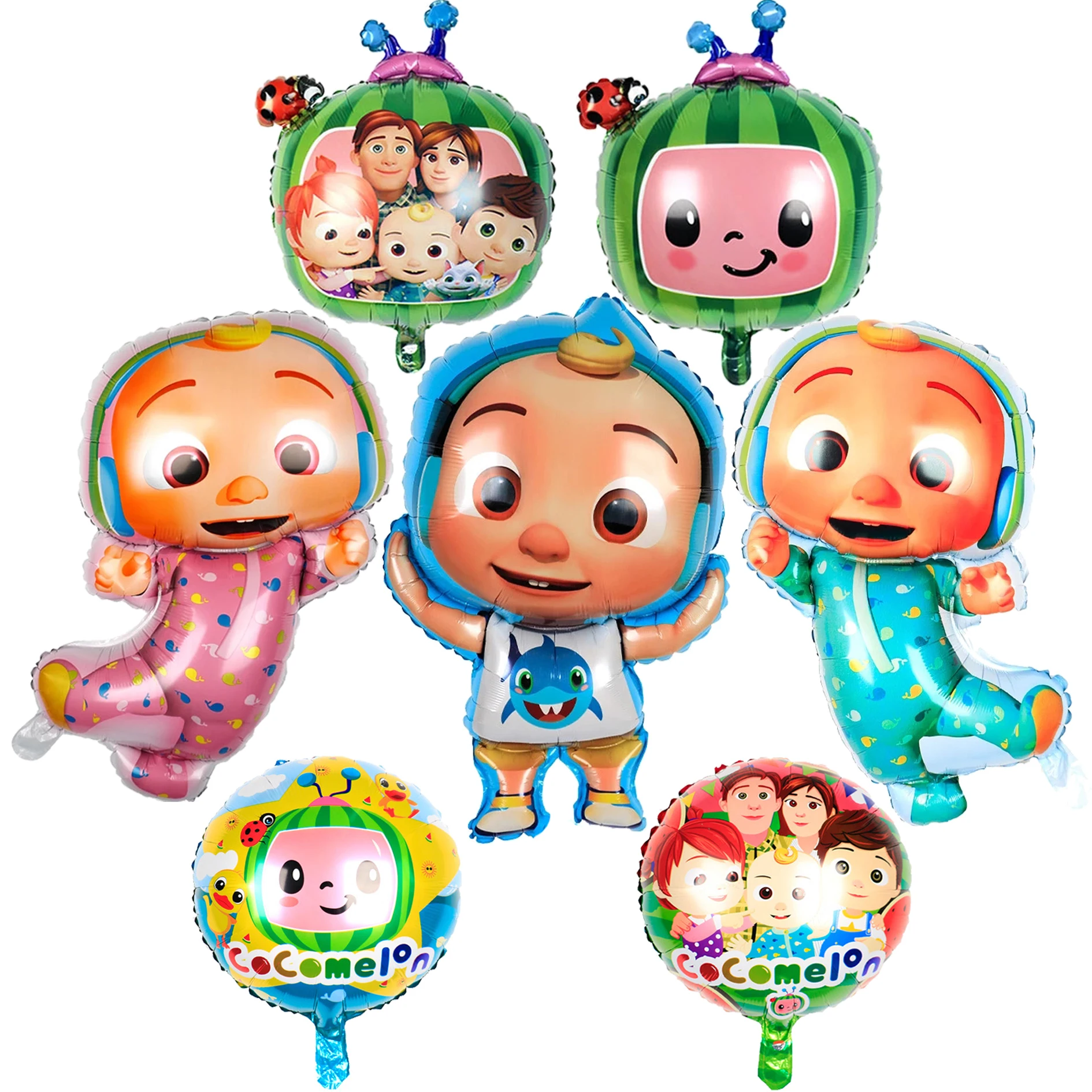Cocomelon воздушные шары в мультяшном стиле оформление на день рождения - купить по