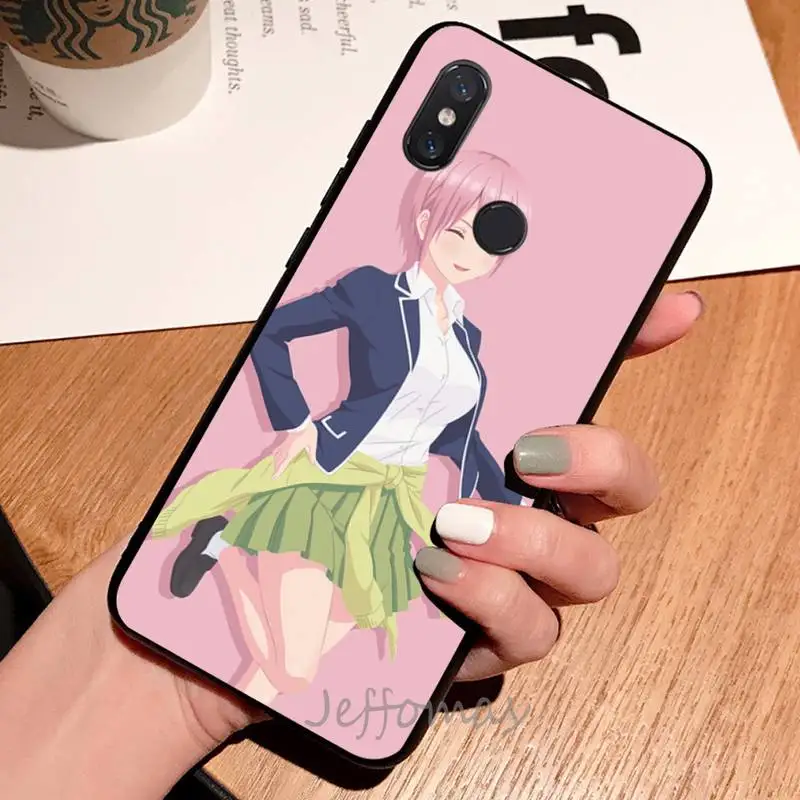 

Japan anime Nakano Ichika Phone Case For Xiaomi Redmi note 7 8 9 t max3 s 10 pro lite coque shell cover funda
