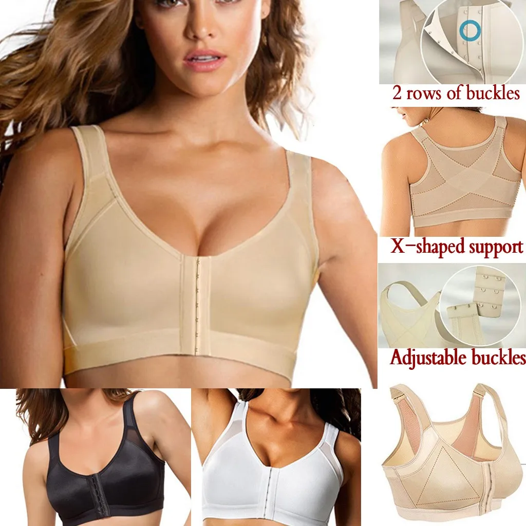 

Posture Corrector Lift Up Bra Yoga Women Shockproof Sports Support Fitness Vest Bras Breathable Underwear Cross Back Corset Bra