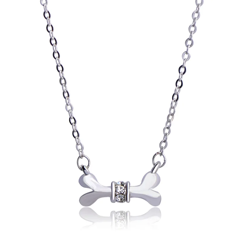 Женское ожерелье с подвеской Blucome Золотистое Ожерелье из меди и циркона в форме