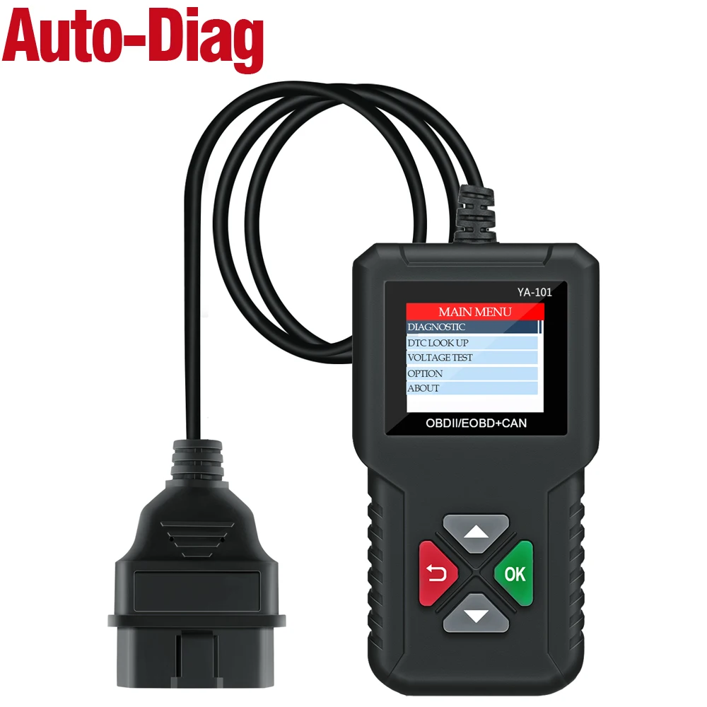 YA101 OBD2 Авто Диагностический Сканер Универсальный инструмент диагностики автомобиля OBD Проверь двигатель Инструменты сканирования автомобильного кода автомобиля PK 3001 CR319