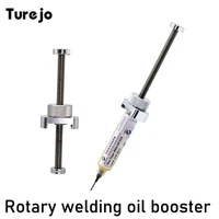 rotary solder flux needle booster syringe type aluminum alloy solder paste uv solder mask ink propulsion tools welding fluxes