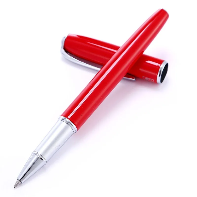 Ручка шариковая ПИКАССО 916 лакированная красная цветная 0 7 мм перо бизнес ручка