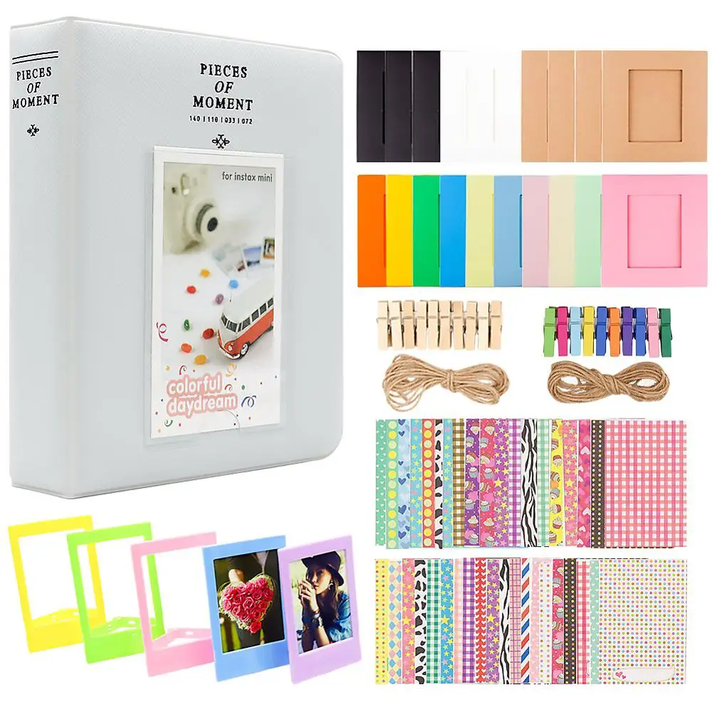 3inch 64 pagesG6in1 100/200 карманы фотоальбом с рисунками из мультфильмов Interleaf Тип 5/7 дюймов DIY Скрапбукинг Свадебные детские фото альбом для хранения чехол подарки - Цвет: 3inch 64 pagesG6in1