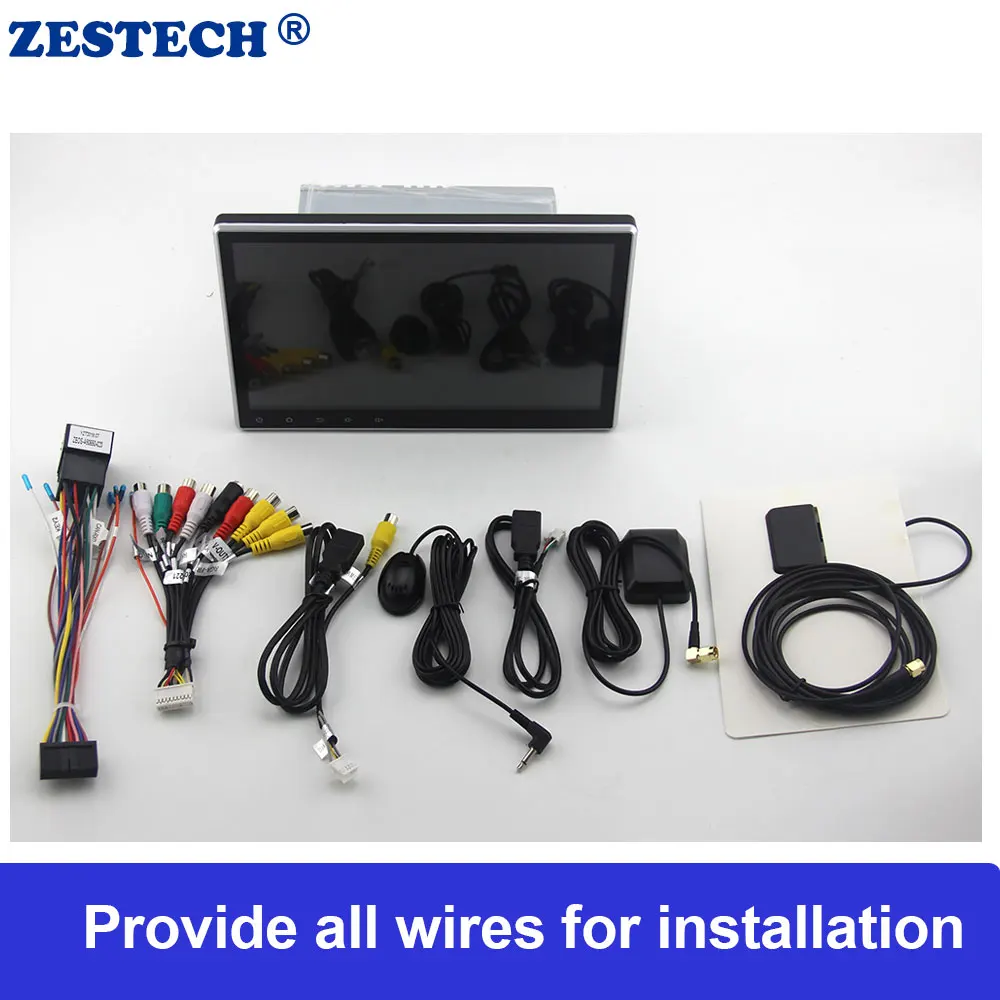 ZESTECH 1 din 10 &quotAndroid 9 0 DVD GPS навигация Автомобильное универсальное радио для nissan kia