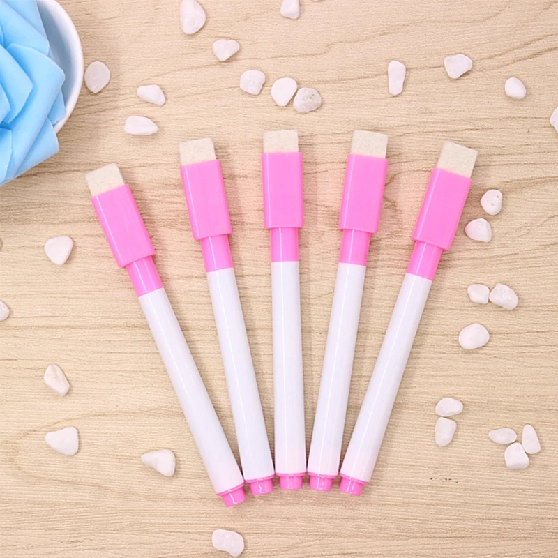 

6Pcs/Set Whiteboard Erasable Marker Pen With Eraser School Supplies