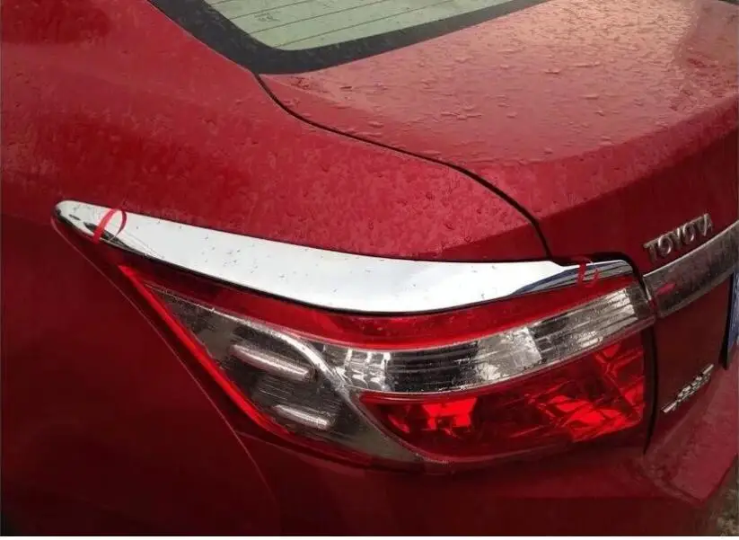 

Стайлинг автомобиля 2014, 2015, 2016 для Toyota VIOS ABS, хромированная крышка лампы после фары