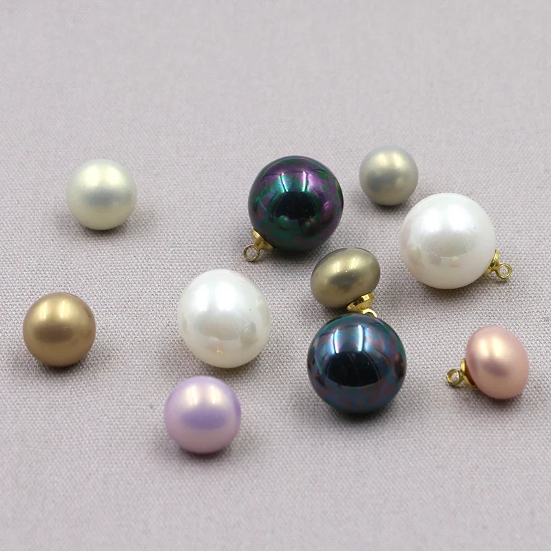 Пуговицы с имитацией жемчуга 10 шт. пластиковые пуговицы высокого качества для