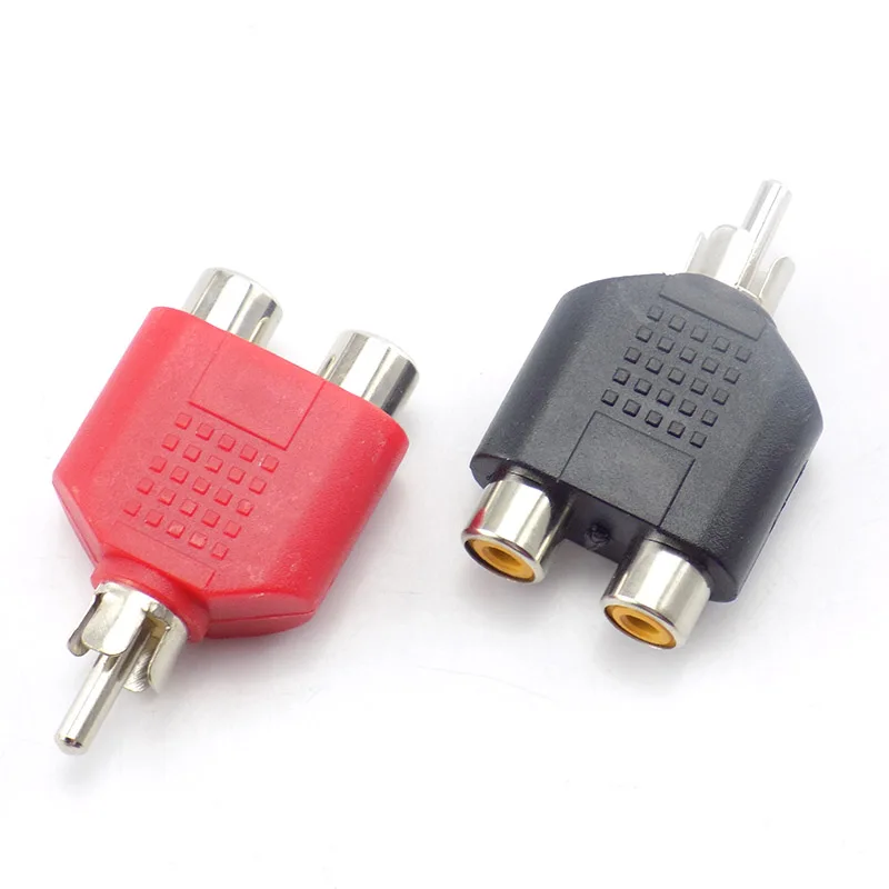 AV Jack RCA Male to Female Plug Video Converter Adapter DIY Audio Cable CCTV Camera Security System | Электроника