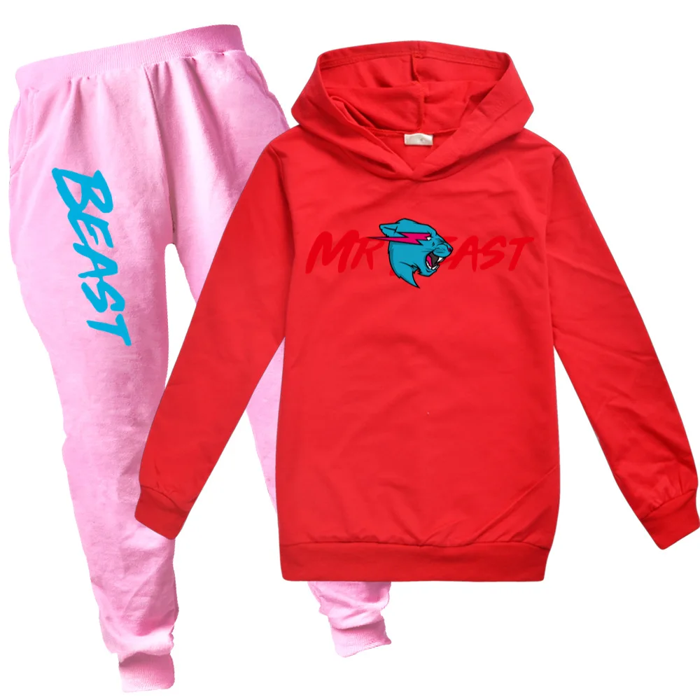 New Baby Boys Cat 3D Print Sport Clothing Set Girls Sets Hoody Sweatershirt Pants Toddler Kids Clothes Children Causal Tracksuit