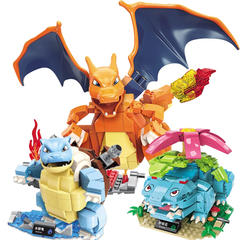 2021 новые идеи обновление Charizard Venusaur blastise Pikachu Poke куклы-эльфы карманные монстры