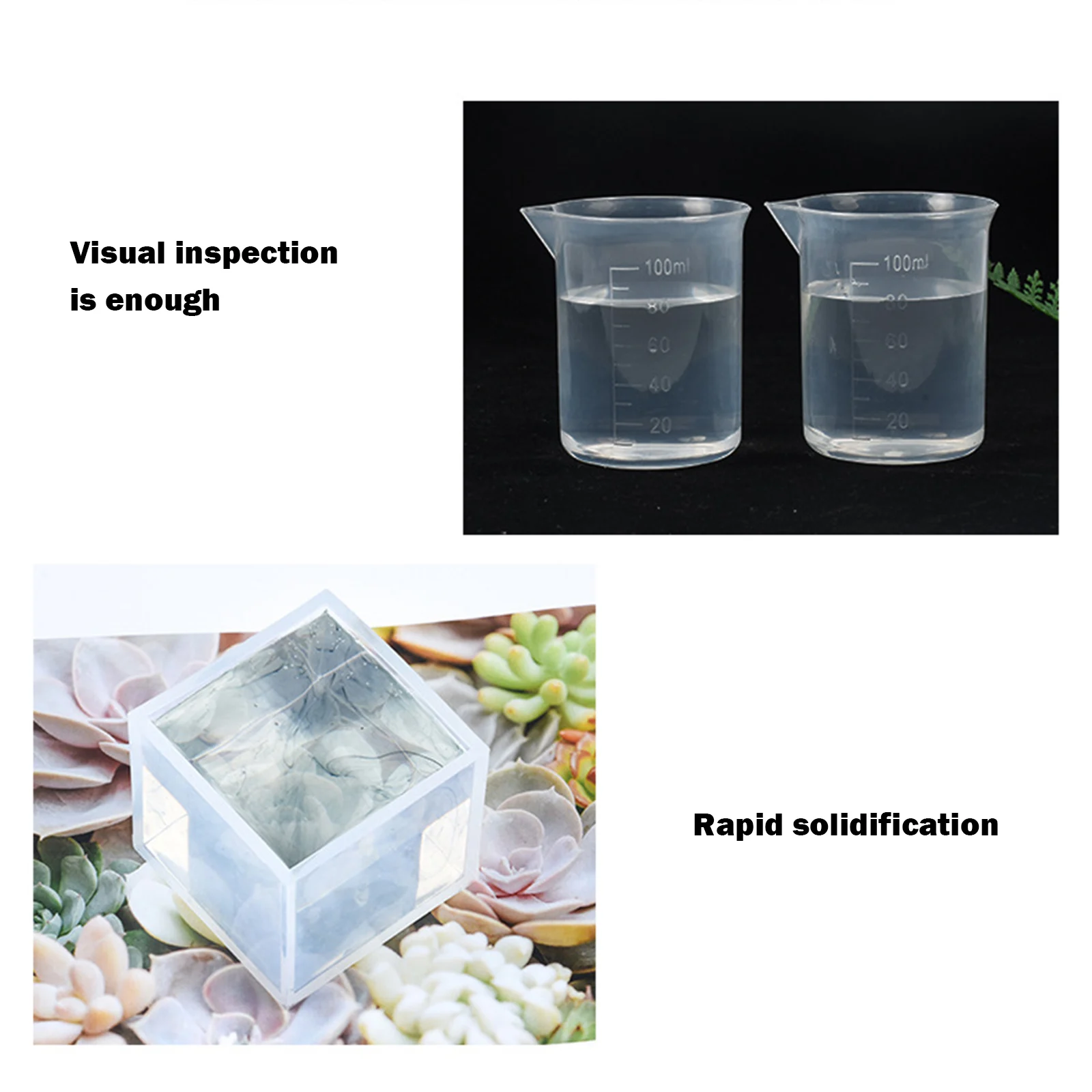 Эпоксидная смола для изготовления ювелирных изделий кристаллический клей 3:1 AB