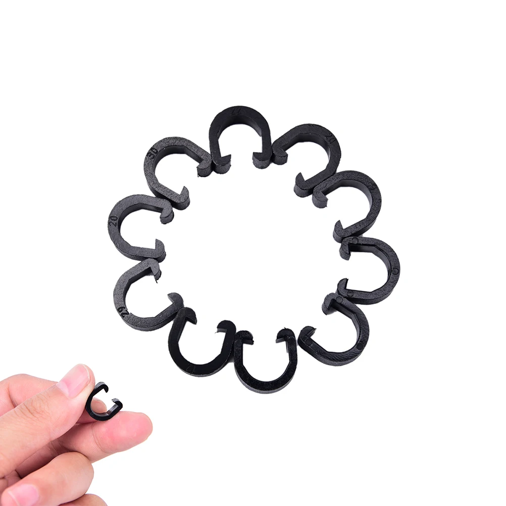 

30pcs Bike Disc Brake Cable Sets Pipe Line Deduction Transmission Pipe C type Buckle Snap Clamp