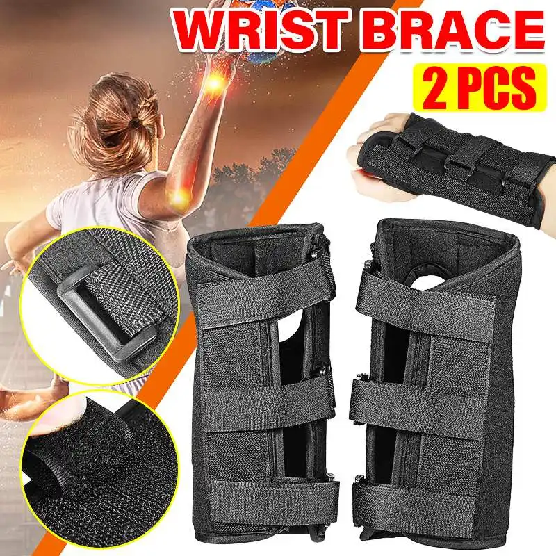 2Pcs Sprain Forearm Splint for Band Strap Protector Safe Wrist Support Carpal Tunnel Medical Wrist Support Brace Support Pads