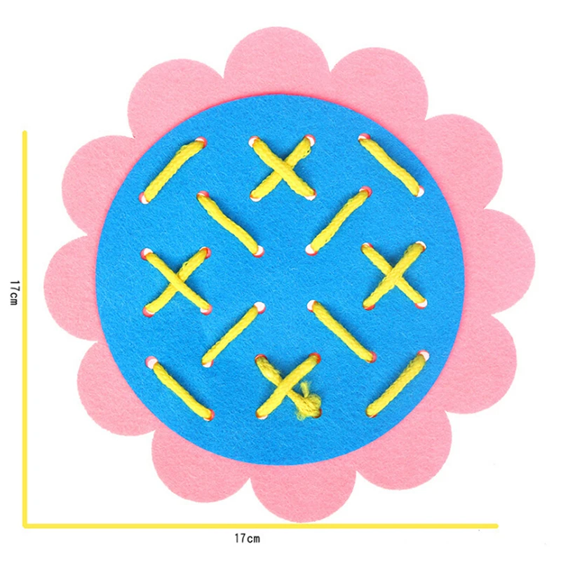 Manual de ense&ntilde;anza de jard&iacute;n de Juguetes educativos de Aprendizaje Temprano DIY, tejido de tela Montessori, materiales para de beb&eacute;, material did&aacute;ctico, juguetes de matem&aacute;ticas-5