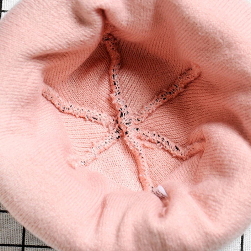 

Korean Winter Leopard Printed Knitting Hat 2021 Autumn And Winter New Crochet Warm Hat Skullies Unisex Caps