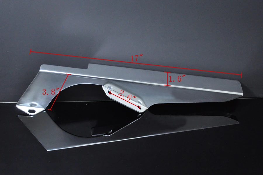 

Wotefusi Motorcycle Chrome Chain Guard Cover Case For 99-10 Suzuki GSX 1300R Hayabusa [MP70]