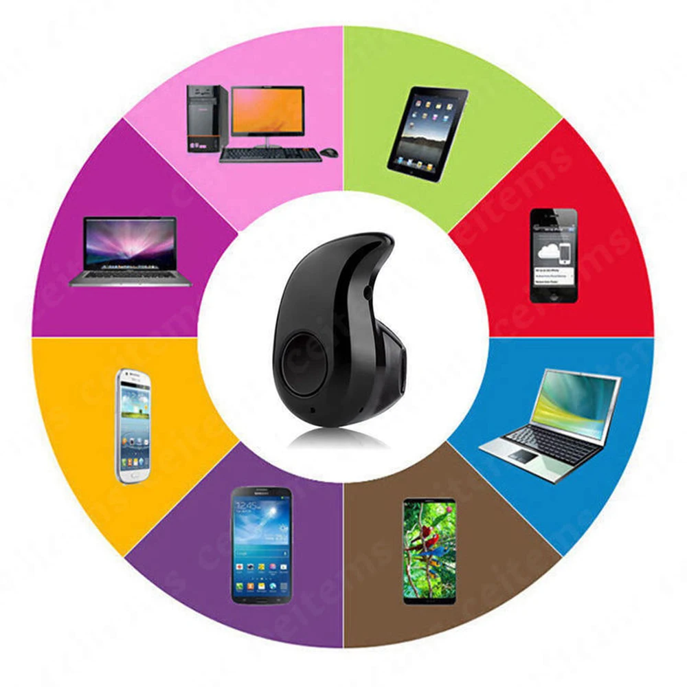 

4.1 Wireless S530 Right Ear Mini Bluetooth Headset Music Sport Gaming Headset for all mobile phones computers