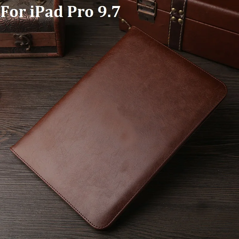 Ретро Couqe для iPad Pro 9,7 чехол из искусственной кожи слот для карт ручной ремешок Смарт Стенд A1673 A1674 A1675 противоударный для iPad Pro 9,7 чехол