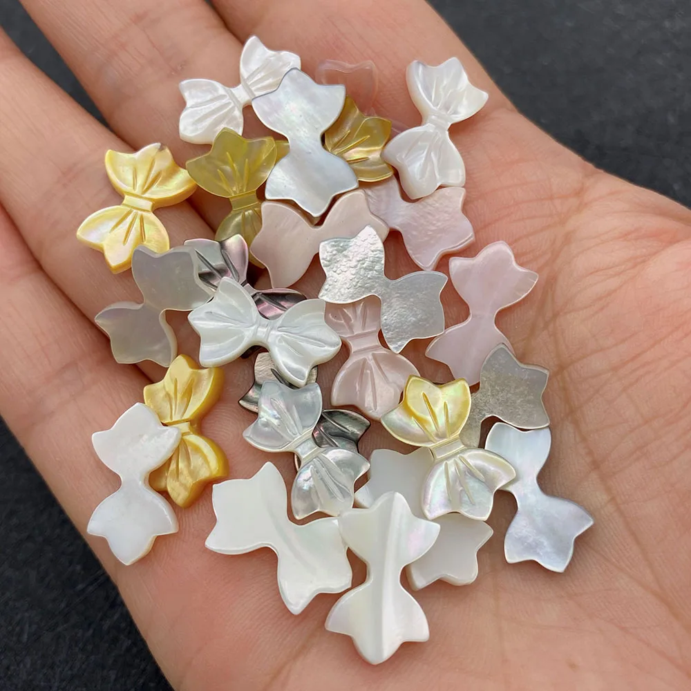 

Wholesale Multicolor Bow Shape Pendant Natural Shells for Jewelry Making DIY Handmade Accessories Beaded Decoration Fashion