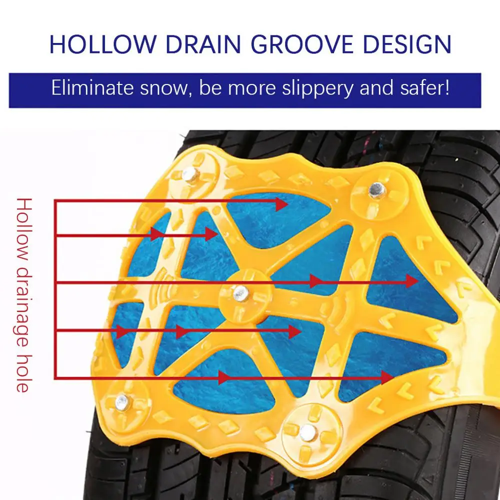 YLKGTTER Универсальный простой в установке колесо Снежная цепь для грузовика SUV MPV