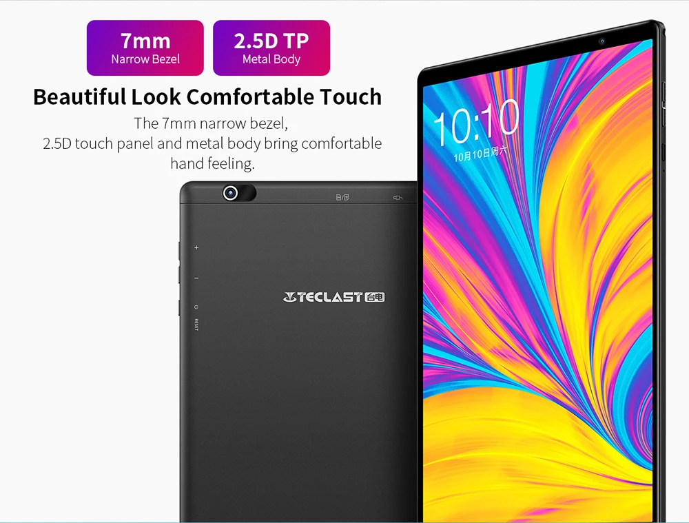 Teclast P10HD 10," Android 9,0 планшет 1920x1200 SC9863A Восьмиядерный 3 ГБ ОЗУ 32 Гб ПЗУ 4G сеть AI скоростные планшеты ПК двойной Wifi