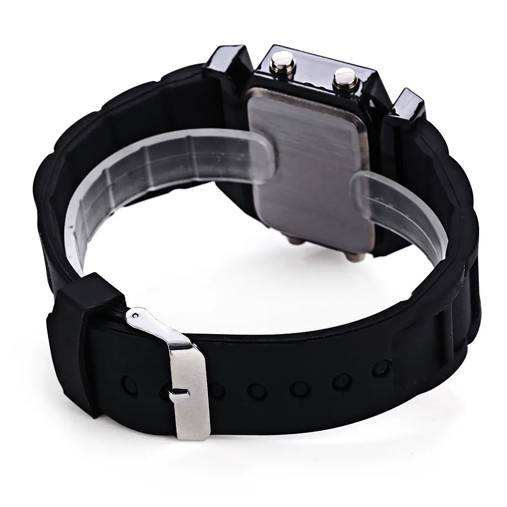 

Luxury Digital Alarm Stopwatch Back Light LED Watch Women Men Children Sports Wrist Watch Clock relogio feminino masculino O140