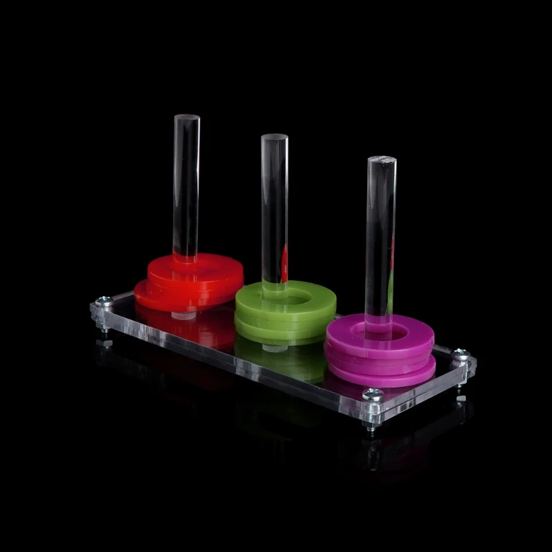 

Bright Color Parrot Toy Develop Bird Intelligence Ring Train Educational Growth
