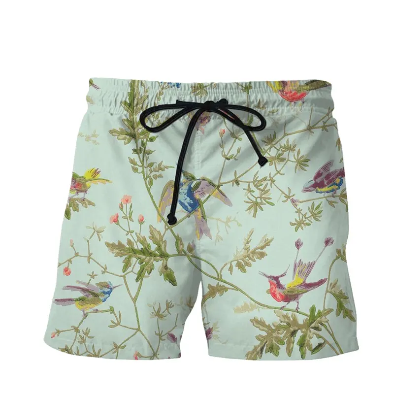 

SONSPEE Bird Shorts Summer New Men Women 3D Print Animal Beach Hip Hop Street Fashion Sports Fitness Harajuku Casual Pants