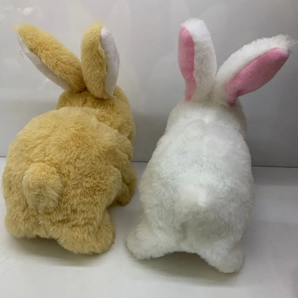 

Simulated Rabbit Plush Toy Electric Rabbit Will Walk And Scream Animal Doll Toy Children's Gift