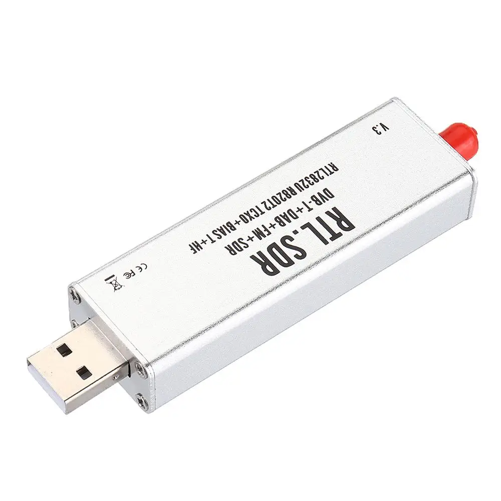 Радиоприемник с антенной RTL SDR V3 R820T2 RTL2832U 1PPM TCXO SMA RTLSDR программно определяется |