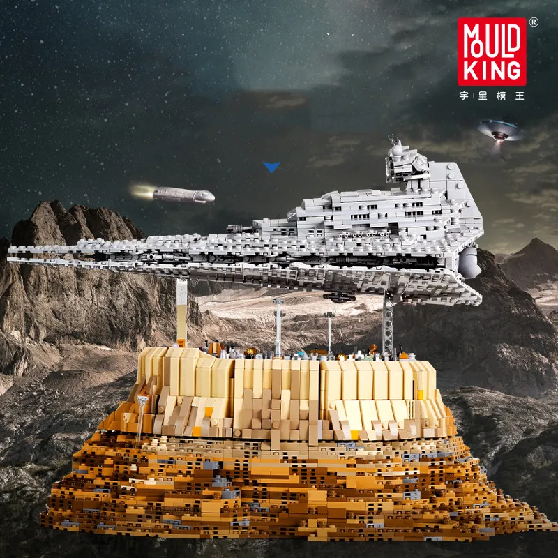 Форма король 21007 MOC Звездные игрушки Разрушитель Круизный корабль Империя над
