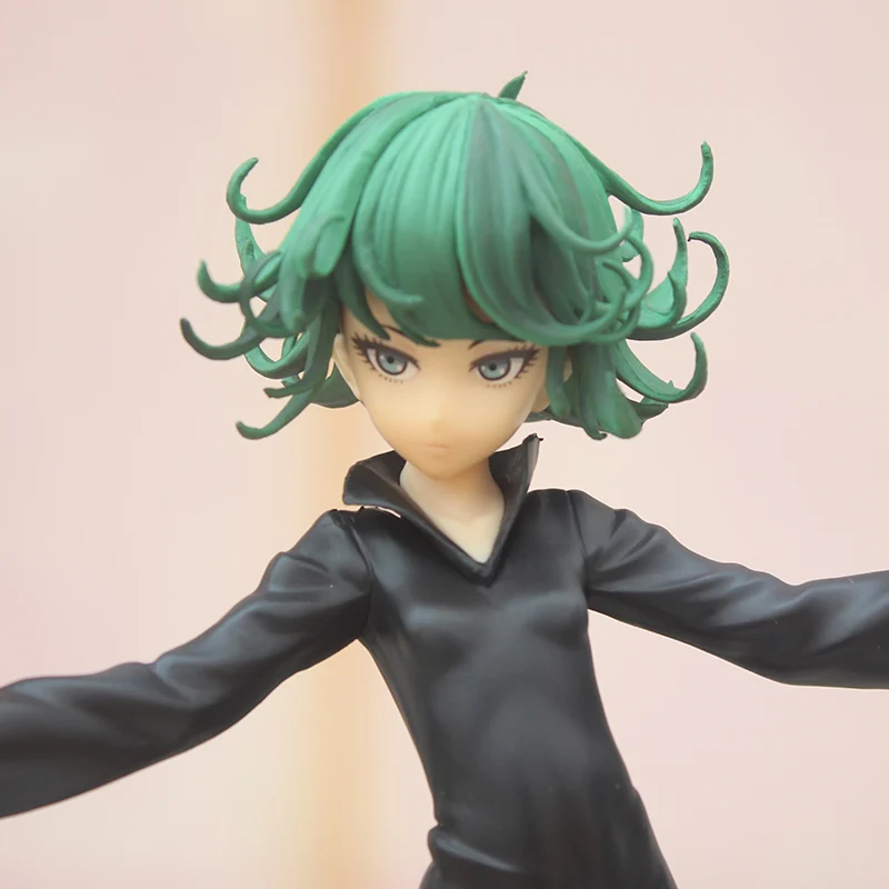 

23cm Anime Girl Senritsu No Tatsumaki One Punch Man Terrible Tornado Action Figure Decoration Home Statue Collectible Model Toys
