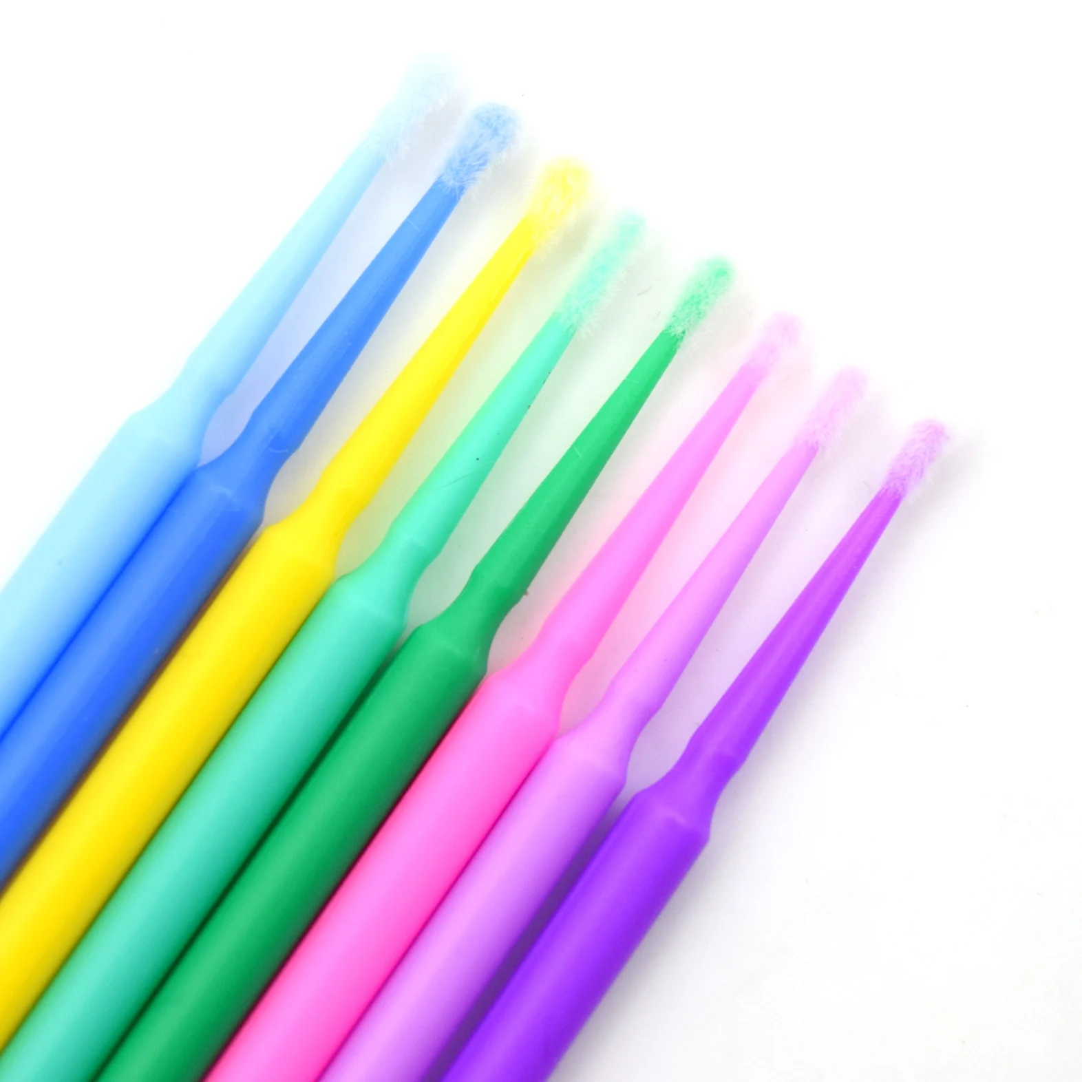 Одноразовая микро щетка для наращивания ресниц 100 шт./пакет visofree индивидуальный